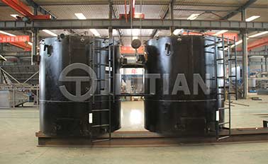 Portugal Bamboo Carbonization Furnace Site