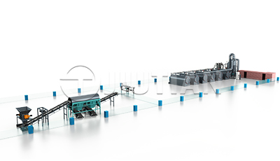 Semi-Continuous Carbonization Machine