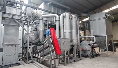 Azolla Biochar Machine